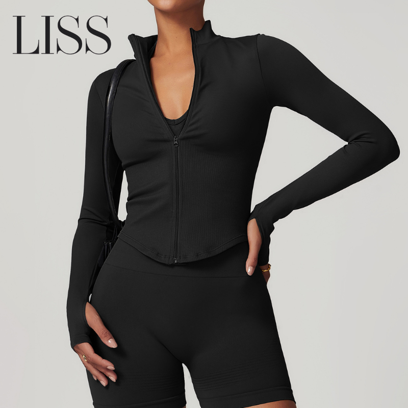 Activewear | LISS Fitness Jacket - Zipper Design for Comfort & Style