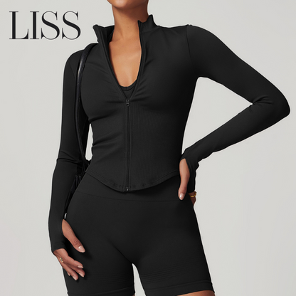 Activewear | LISS Fitness Jacket - Zipper Design for Comfort & Style