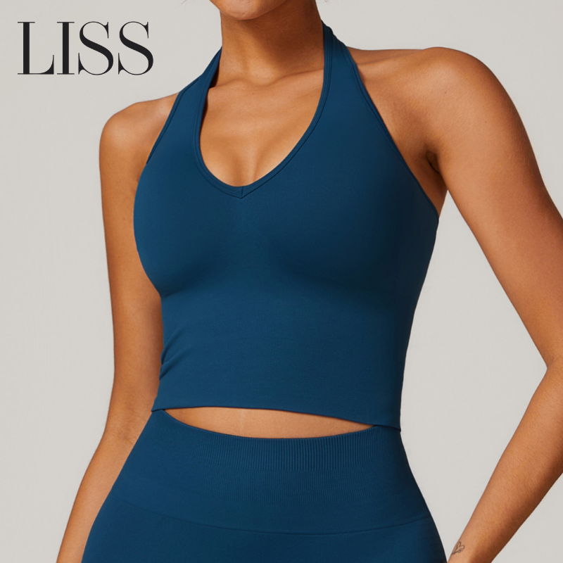 Activewear | LISS Workout Halter Crop Top - Stylish & Supportive