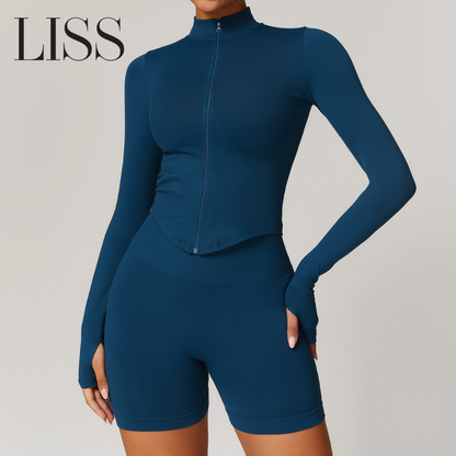 Activewear | LISS Fitness Jacket - Zipper Design for Comfort & Style