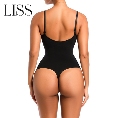 Shapewear | LISS Tummy Control Bodysuit – Seamless Thong Shapewear for Comfort & Shape